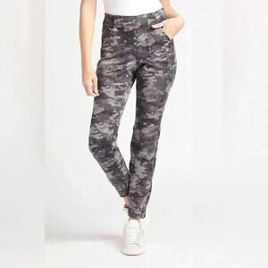 Spanx Stretch Twill Cargo Jogger Camo Size Large 12/14